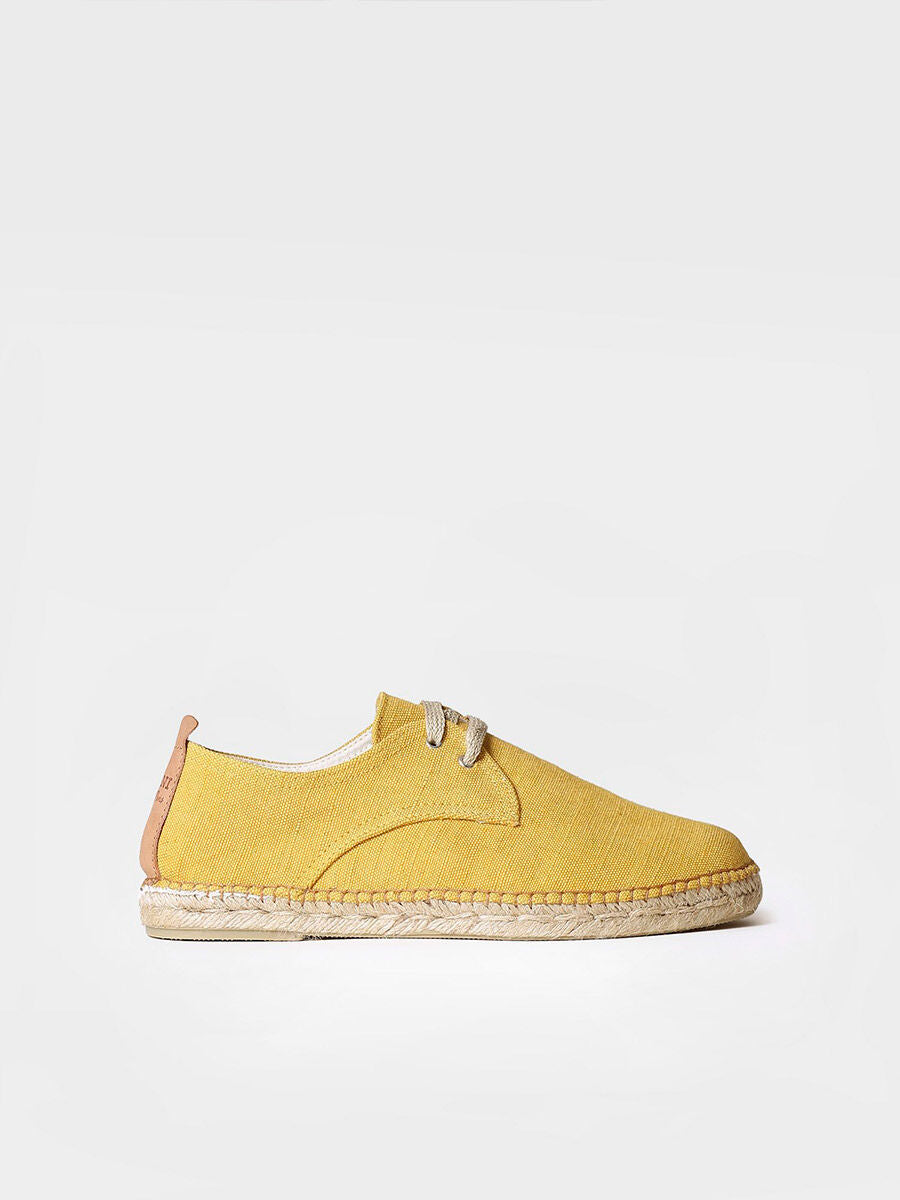 Men's espadrilles with laces - DIXON-YELLOW