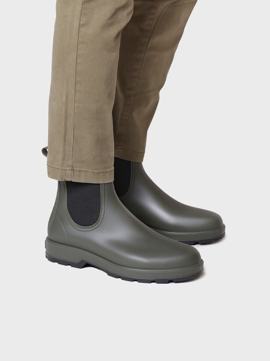 Men's Waterproof Ankle boot in Khaki - BOSTON-KHAKI