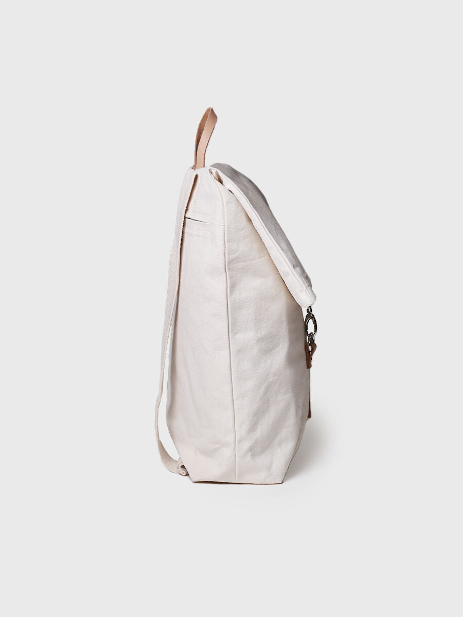 Fabric backpack - GALA-ECRU