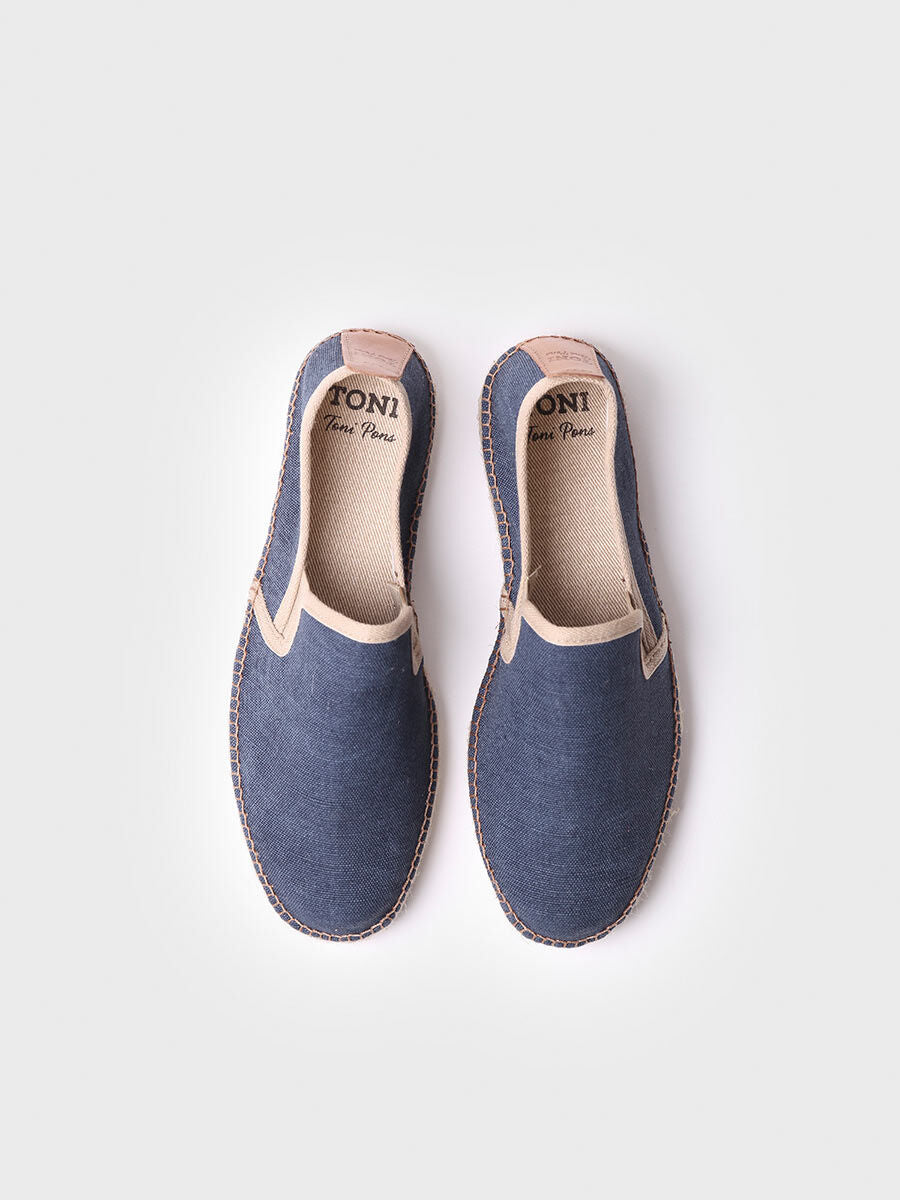 Men's jute espadrilles - DALLAS-NAVY