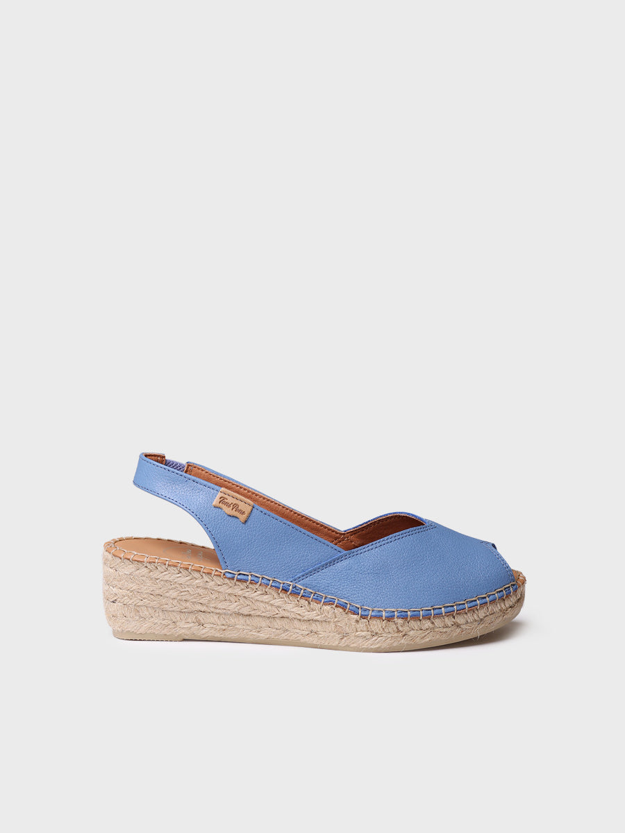 Wedge espadrilles in leather - BERNIA-P-JEANS