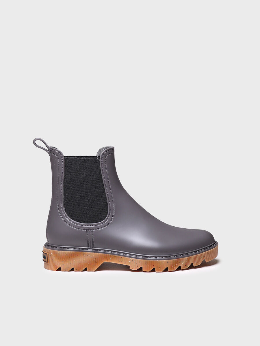 Bottine imperméable style Chelsea pour femme kaki - CONEY