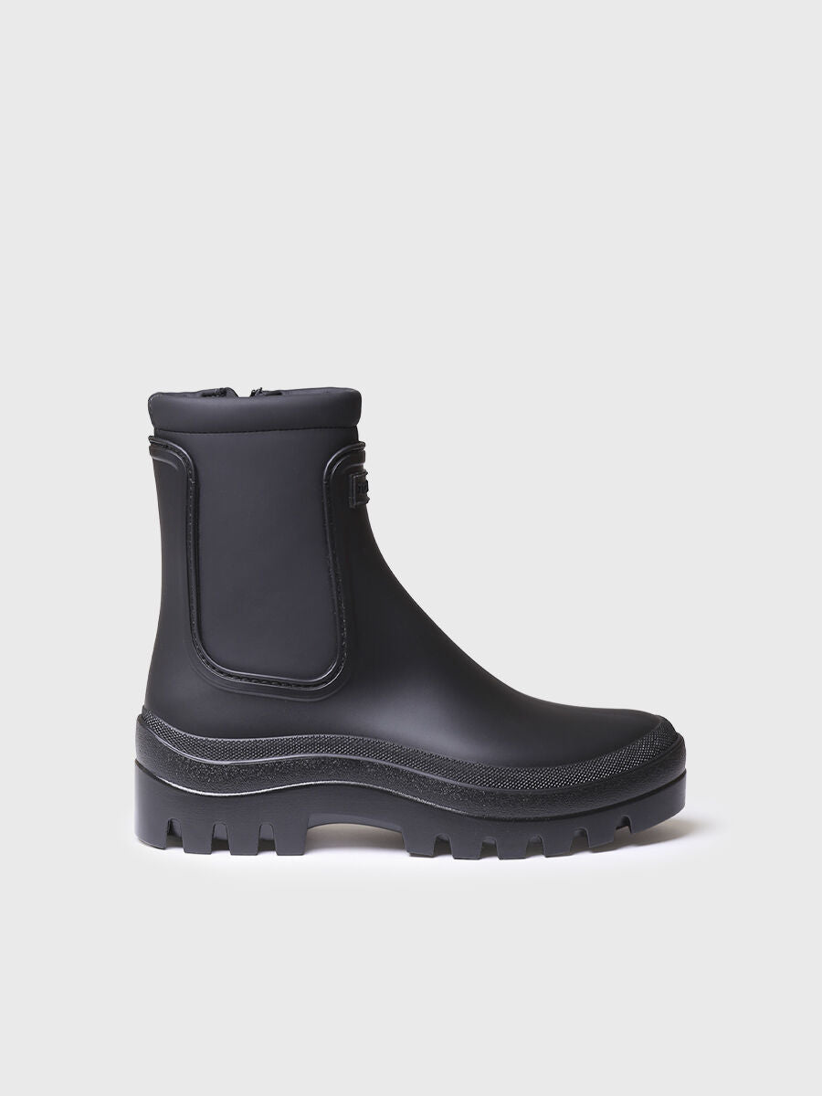 Women's rain boots with black neoprene - CASCAIS