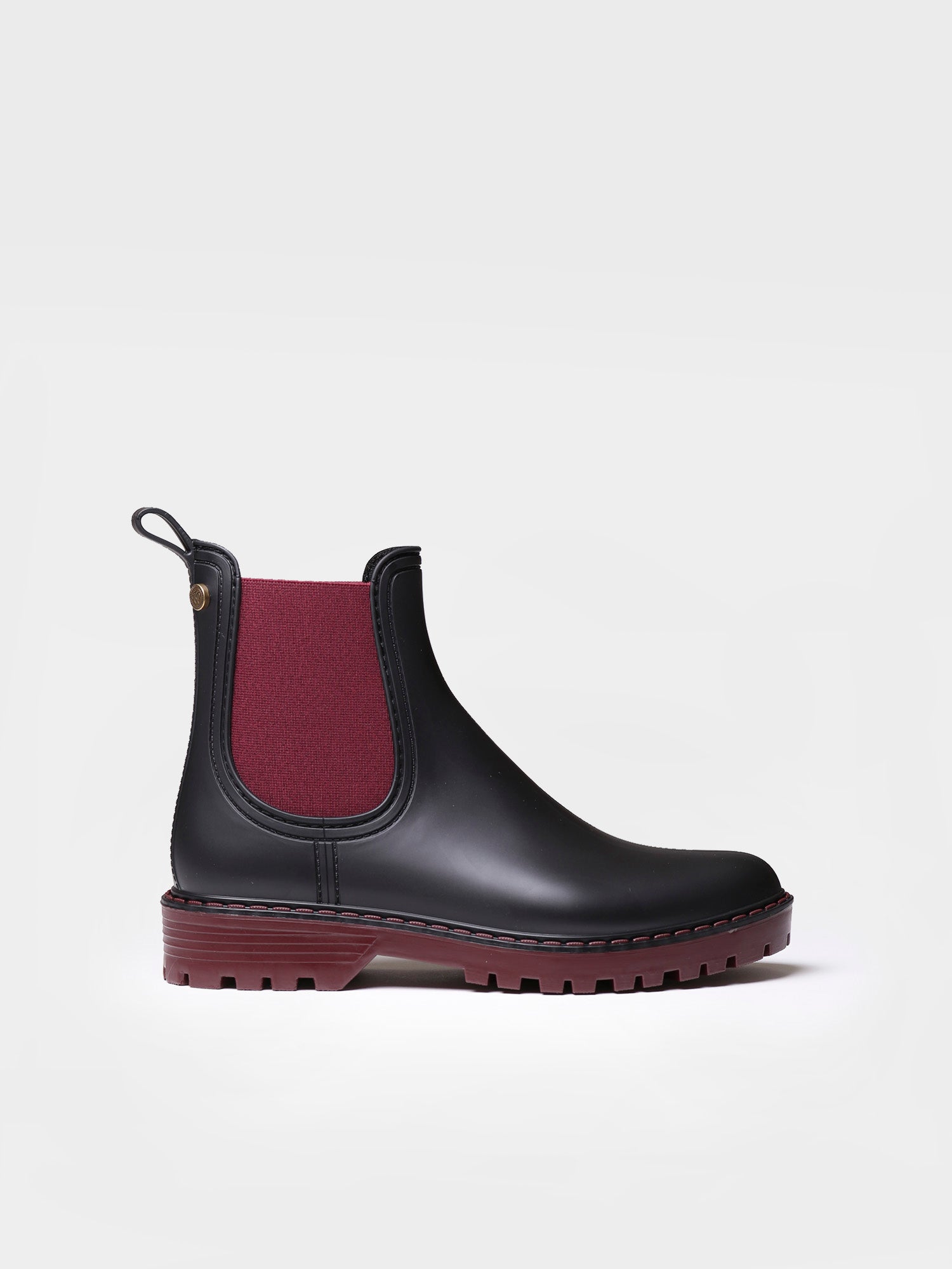 Women's rain Ankle boot in Burgundy - CAVOUR-BURGUNDY