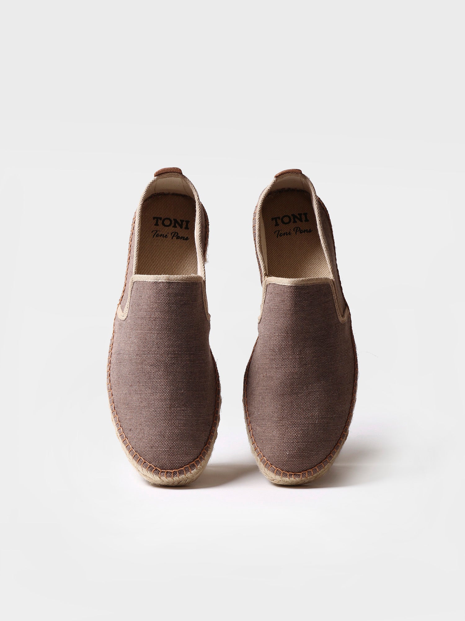 Men's jute espadrilles - DALLAS-BROWN