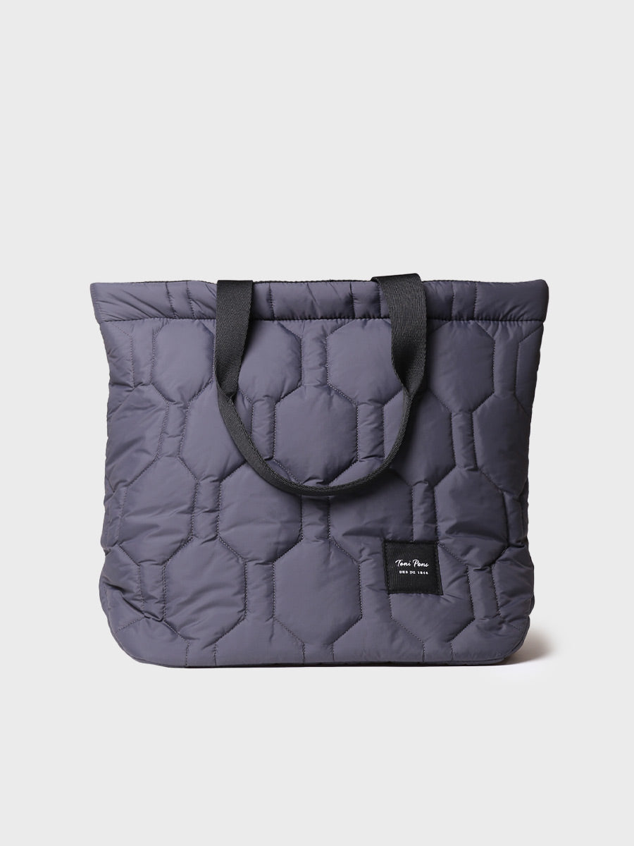 Sac pour femme en tissu anorak gris - GEORGIA