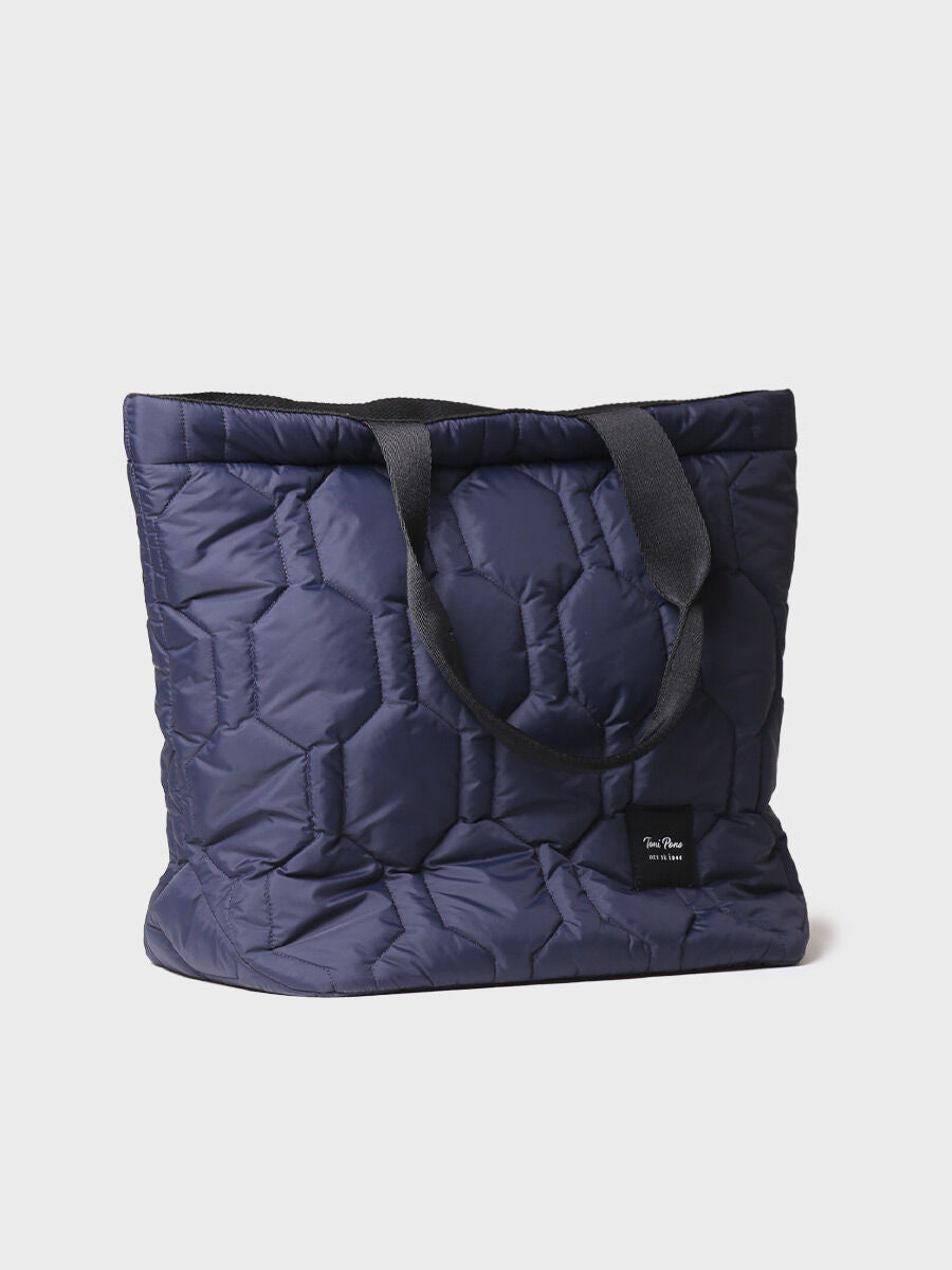 Sac pour femme en tissu anorak bleu marine - GEORGIA