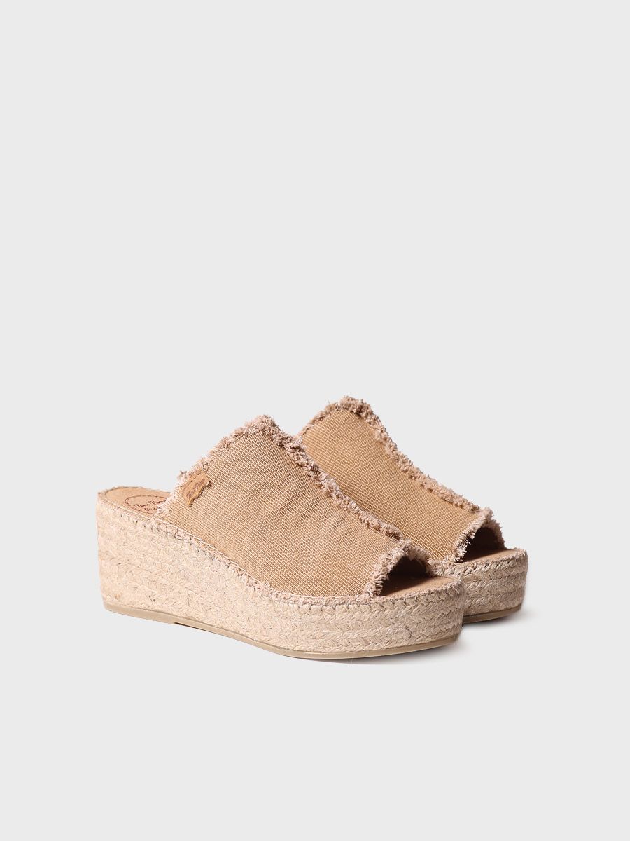 Slingback women's espadrilles - ITACA-TOASTED