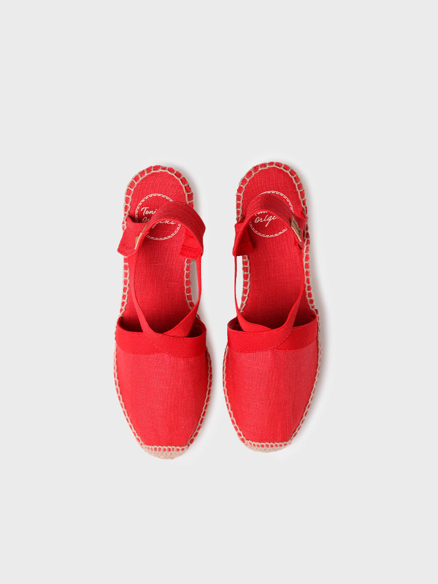 Medium wedge vegan espadrilles - TER-RED